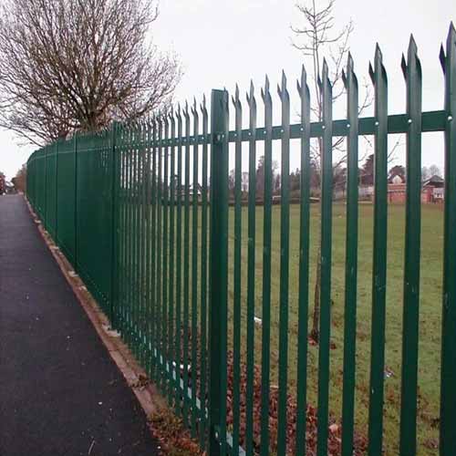 trellis panels Hot Dipped Galvanized Steel Palisade Fencing/PVC Security Palisade Iron Fence Panel