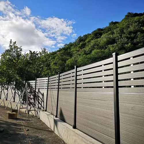 outdoor privacy screen Slat Fence Fencing Panels Teak Decorative Cheap Wall Farm Horse Garden Privacy Wood