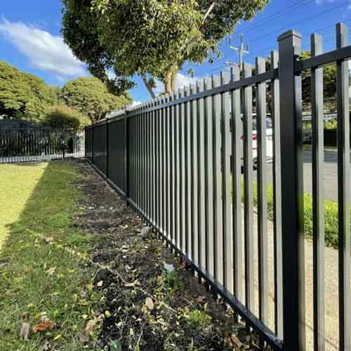 Wrought Iron Welded Fence Welded Steel Fence Garrison Fence